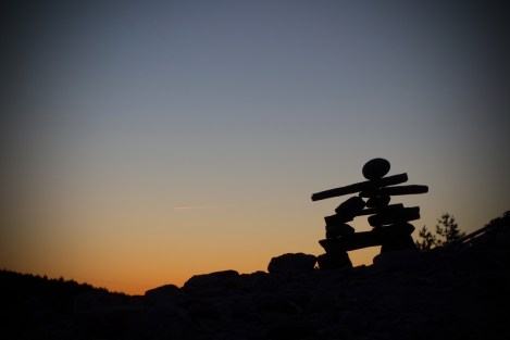 An Inuksuk made by Chantal from Canada