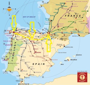 From John Brierley's, 'A Guidebook to the Camino de Santiago'