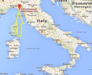 Italy map from Google Maps