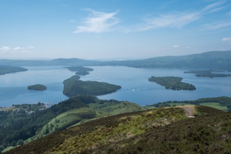 View of Loch Lomond from Conic Hill