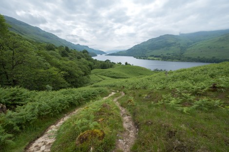 Looking back on Loch Lomond and thinking good riddens after that last section!