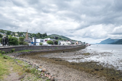 Looking back at Fort William