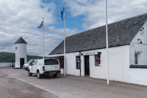 Corpach Sea Lock - where I bought the toilet access key for £10