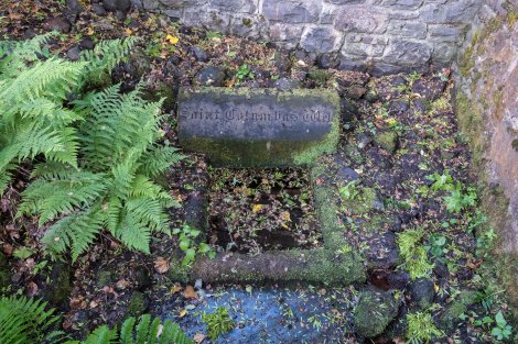 St Columba's Well beside the River Moriston in Invermoriston