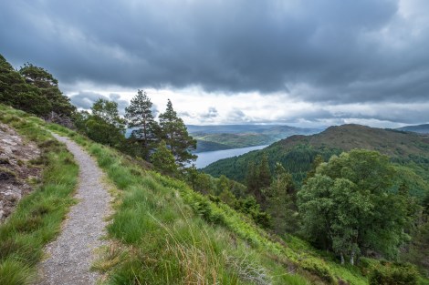 Views of Loch Ness from the high-level route between Invermoriston and Drumnadrochit
