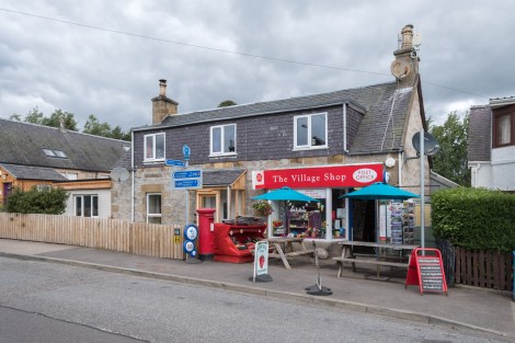The village shop in the very quaint village of Boat of Garten