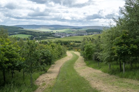 Dufftown views from the public footpath from Aberlour to Dufftown