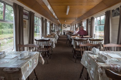 Siding's cafe, Dufftown station