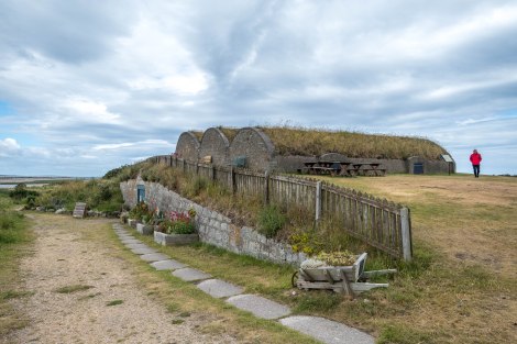 The historic icehouse at the Scottish Dolphin Centre at the mouth of the River Spey