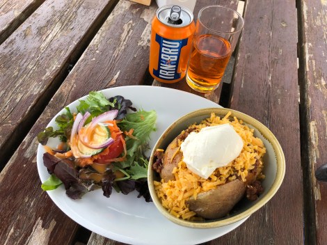 Lunch at the wonderful Ness Deli in Drumnadrochit