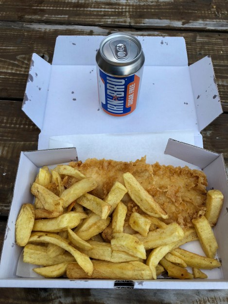 Fish and chips in Aviemore