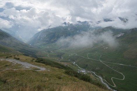 Winding roads through the valley