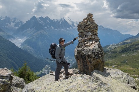 I'm really hoping this rock is to keep away the impending thunder!