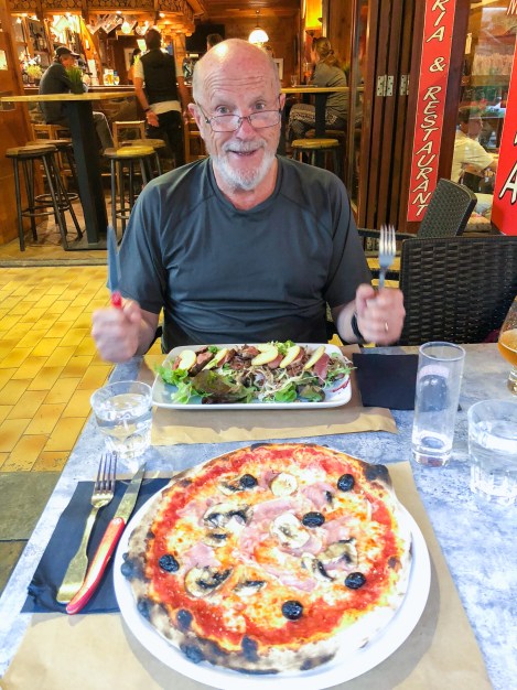 Dinner at Stone Bar in Argentiere