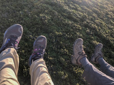 Riding the chairlift up to Les Autannes