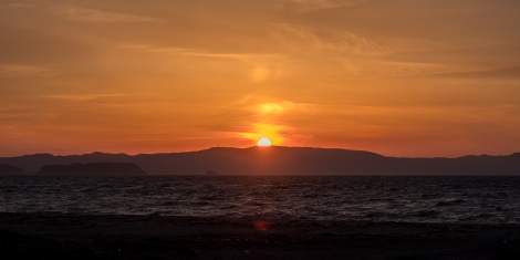 Sunset at Kamikawa campground