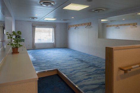 Areas to lie down and sleep on the ferry from Usuki to Yawatahama (Kyushu to Shikoku)SCF7823