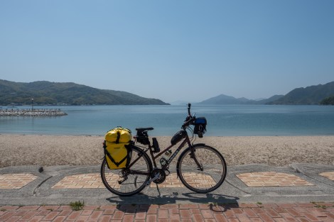 It's a gorgeous day to cycle the Shimanami Kaido cycle path