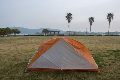 Camping on Innoshima island