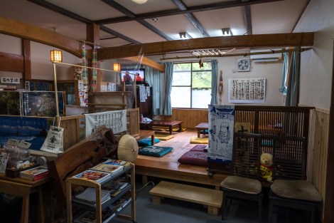 Inside the restaurant