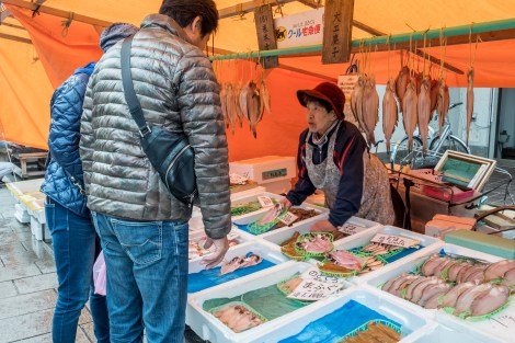 Wajima asaichi morning market