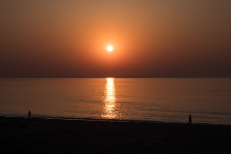 Sunset in Itoigawa