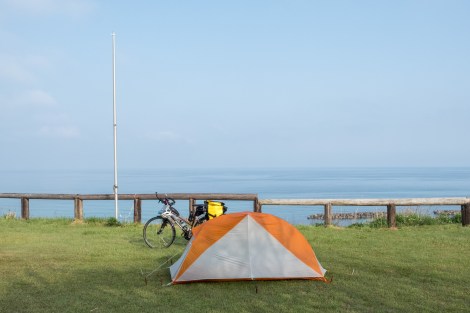 Sobama campground, Sado Island