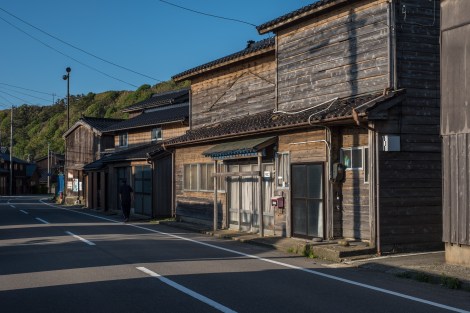 Traditional wooden houses on Sado Island