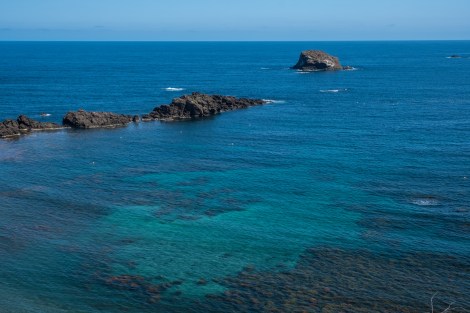 The sea looks so inviting, Sado Island