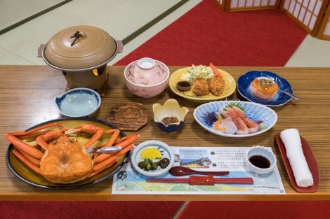 Dinner at Hotel New Katsura, Sado Island