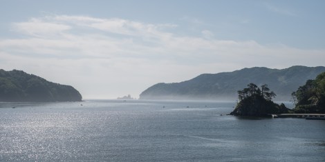 Beautiful coastline near Kamaishi