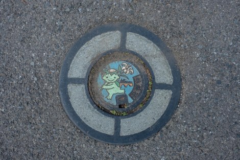 A Kappa manhole cover