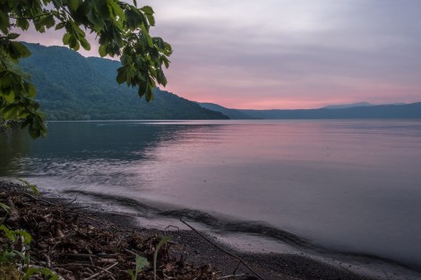 Sunset at Lake Towada
