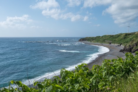 Coastal views and windmills