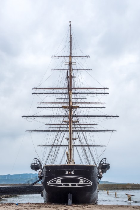 A replica of the Kaiyo Maru warship that was built in the Netherlands for the Tokugawa Government