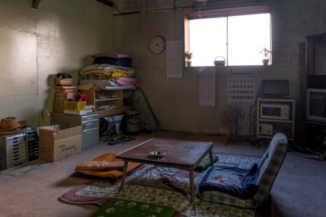 The sleeping area at Rider's House Oka on the outskirts of Biei