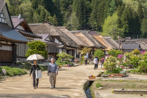 The stunning Edo post-town called Ouchi-juku
