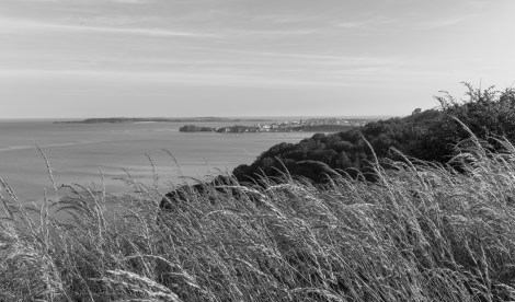Tenby in the distance