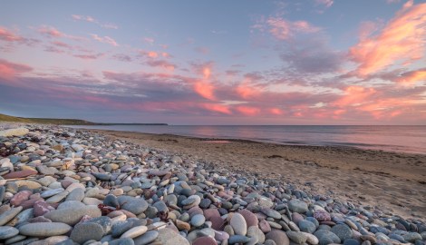 Sunset at Freshwater West Beach