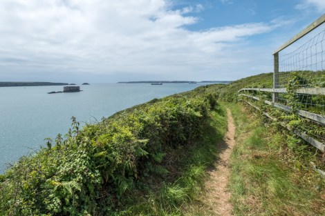 Stack Rock Fort, Pembrokeshire Coast Path