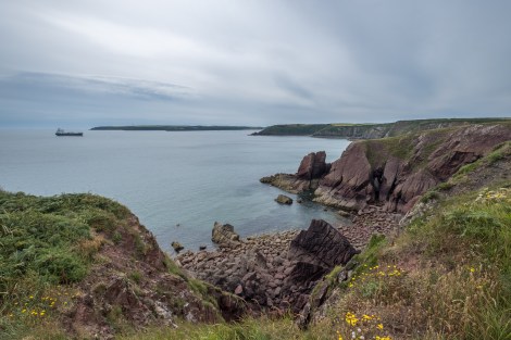 Every view is a winner on this trail (except the oil refineries of the past two days!)