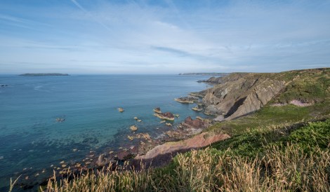 Cliff views near Marloes Sands