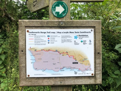 Taking the 'Castlemartin range trail' detour