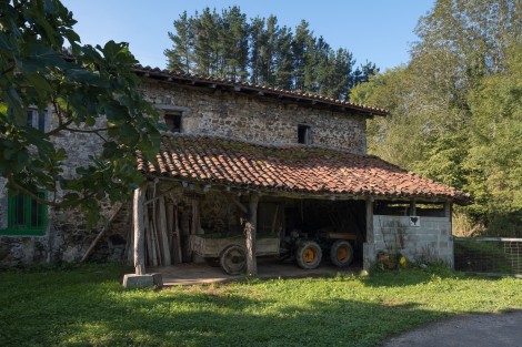 A farmhouse in the Basque countryside
