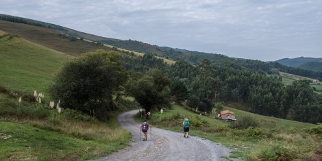 Pilgrims on the Camino del Norte