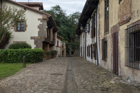 Beautiful old buildings in the village of Concha