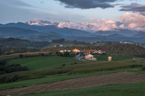 My first view on this Camino of the Picos de Europa