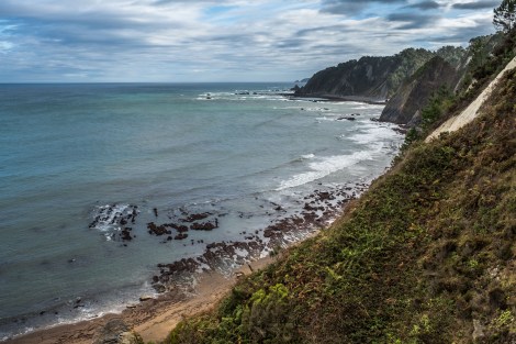 Coastal views near Playa de Tablizo