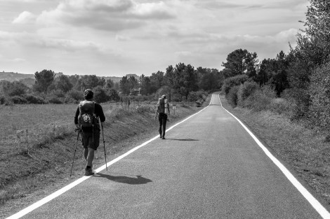 Pilgrims on the Camino del Norte