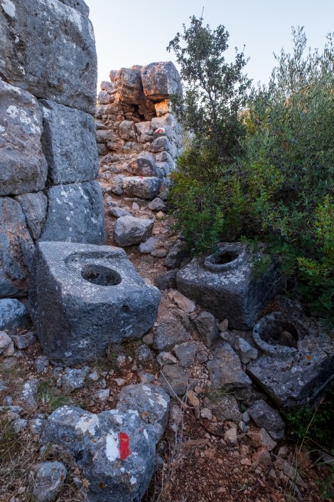 Continuing along the Roman aqueduct on the Lycian Way